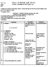Giáo án Tiếng Anh Lớp 7 - Chương trình học kỳ II